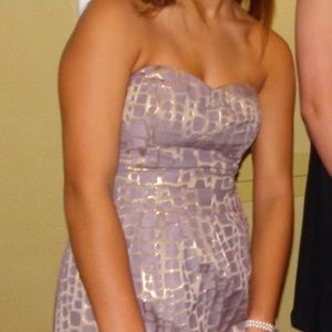 Lavender and Gold American Eagle Outfitters dress
